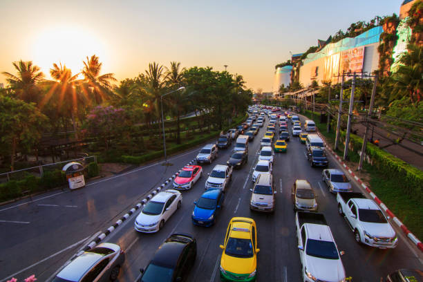 istock traffic jam in city 672517946