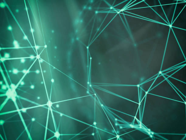 istock Abstract technology network mesh and destroy sphere cyber geometry orb and polygonal lines and dots. Futuristic Technology, digitally generated image, 3d rendering 672518366