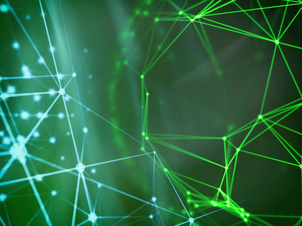 istock Abstract technology network mesh and destroy sphere cyber geometry orb and polygonal lines and dots. Futuristic Technology, digitally generated image, 3d rendering 672518426
