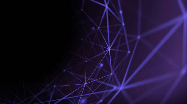 istock Abstract geometry surfaces, lines and points background, Used as digital wallpaper and technology background. 672520322
