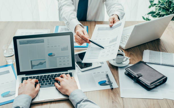 istock Business partners in the office 672520950