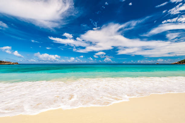 istock Beautiful Anse Intendance beach at Seychelles 672541900