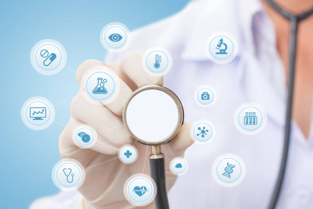 istock Doctor listens and conducting a survey. 672559714