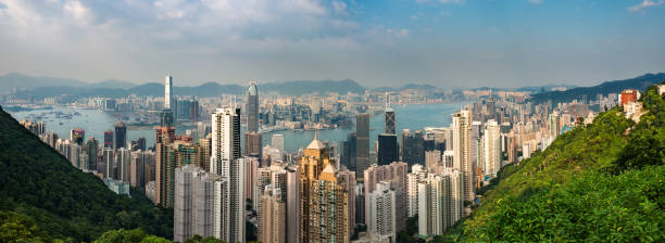 istock Hong Kong skyline from Victoria's Peak 672575846