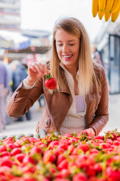istock She's conscious about eating healthy 672586182