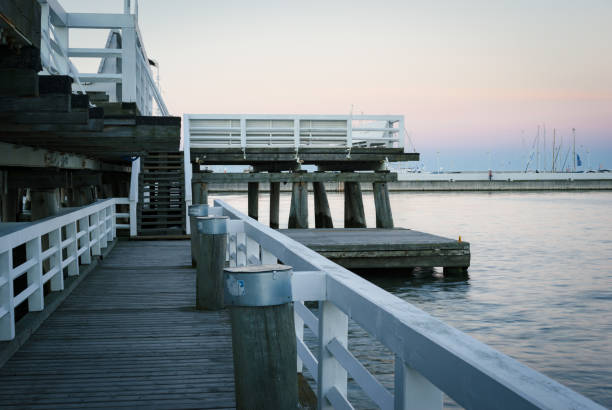 istock Wooden pier in Sopot 672590474