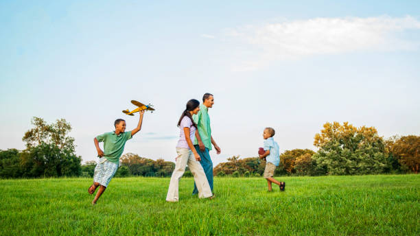 Family in the Park