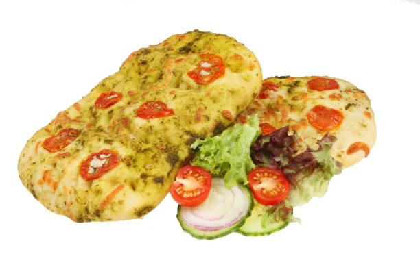 istock Focaccia and salad 672599660