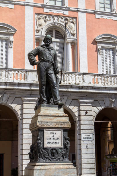 istock Giuseppe Garibaldi statue in Pisa, Italy 672603388