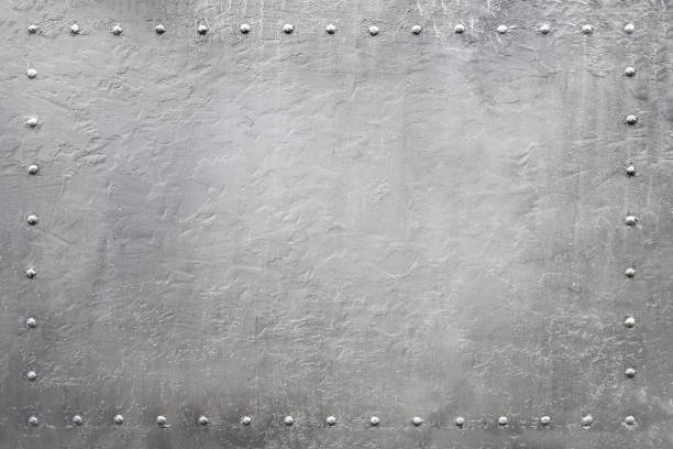 軍事のリベットで留められた金属板 4 - 鋲 ストックフォトと画像