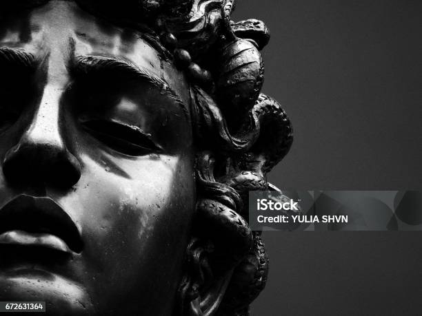 Head Of Medusa Stock Photo - Download Image Now - Greek Mythology, Jellyfish, Florence - Italy