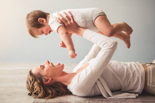 istock Mom and baby boy 672651452
