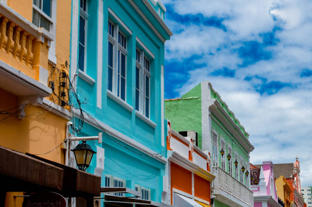 colores casas y restaurado situado en el centro de la ciudad de florianópolis - 7583 fotografías e imágenes de stock