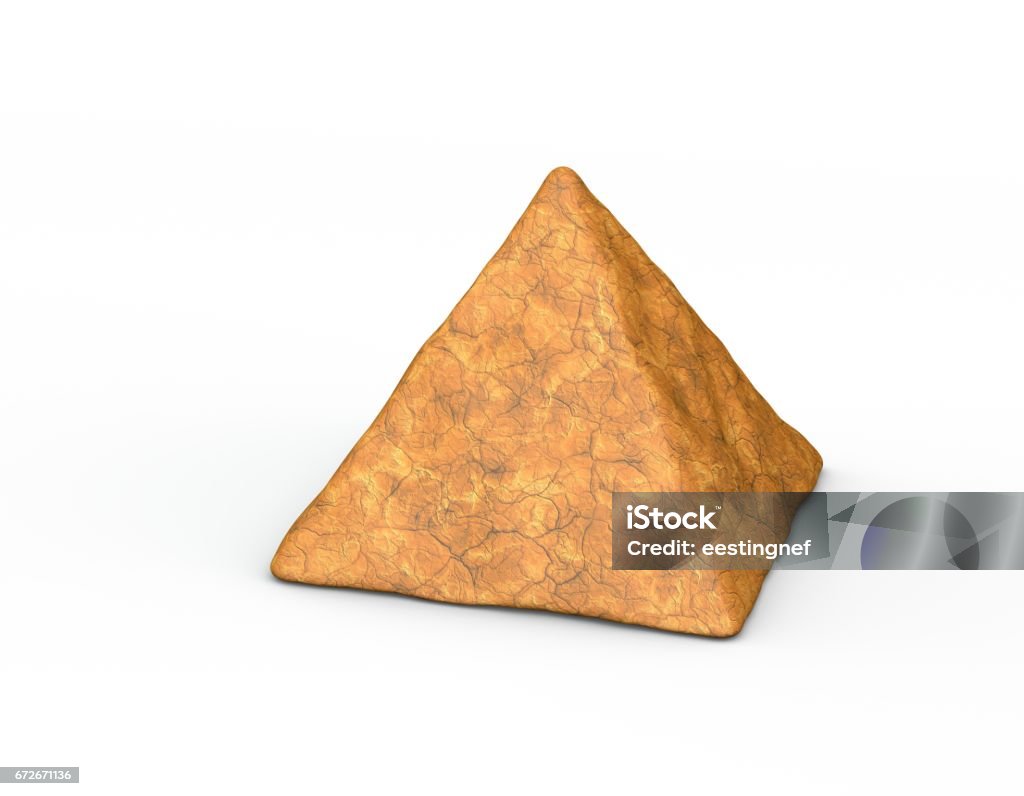 Pyramid Stone Graphics Stone Isolated On White Backgroundstone Pyramid Stock Illustration ...