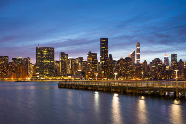 istock New York City Midtown Panorama at Dusk 672681472
