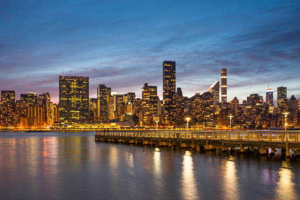 istock New York City Midtown Panorama at Dusk 672681474