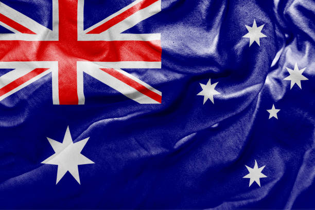 istock Waving Flag of Australia 672701314
