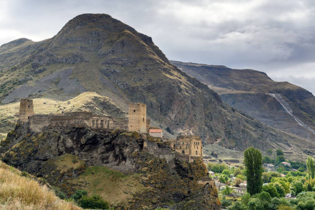 istock View on Khertvisi fortress on mountain. Georgia 672720758