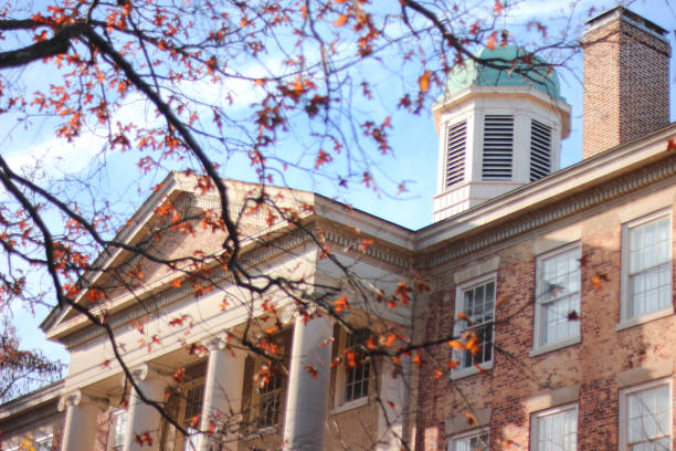 South Building at UNC-Chapel Hill in the Fall South Building in the fall at the University of North Carolina at Chapel Hill. university of north carolina stock pictures, royalty-free photos & images