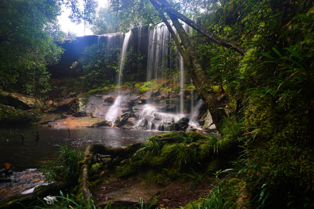 istock Waterfall in Thailand National Park 672725236