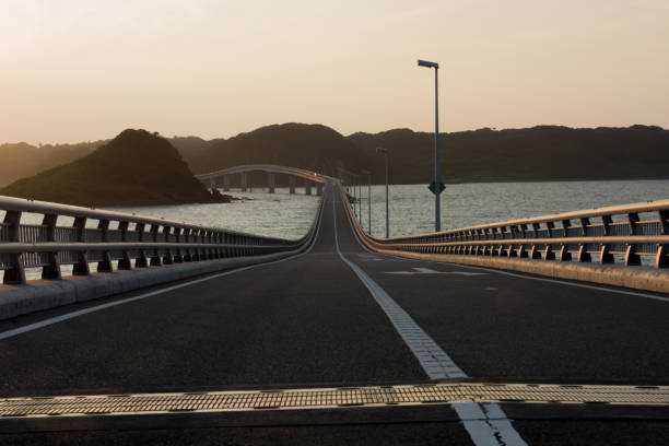 istock Bridge over the sea in Japan Yamaguchi 672740948