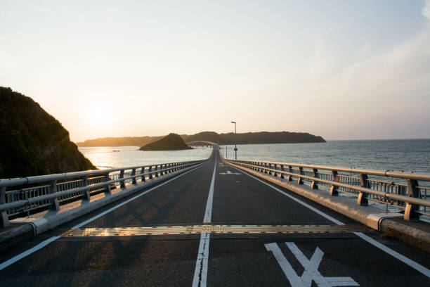 istock Bridge over the sea in Japan Yamaguchi 672740950