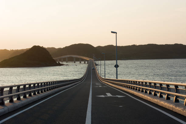 istock Bridge over the sea in Japan Yamaguchi 672740952