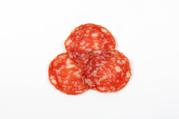 istock thin slices of salami 672757780