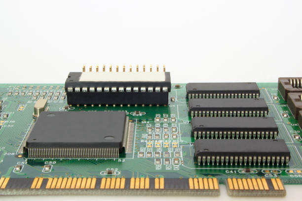 istock Part of graphic card for personal computer. 672758046