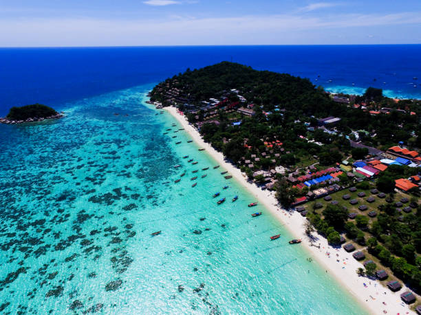 istock Aerial view of Koh Lipe, Thailand 672771996