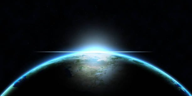 istock Planet Earth with glows 3D illustration (Elements of this image furnished by NASA 672802854
