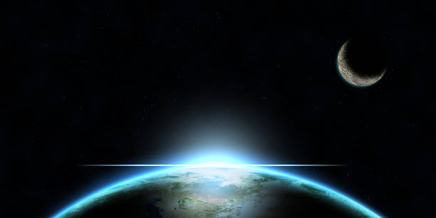 istock Planet Earth with glows 3D illustration (Elements of this image furnished by NASA 672802856