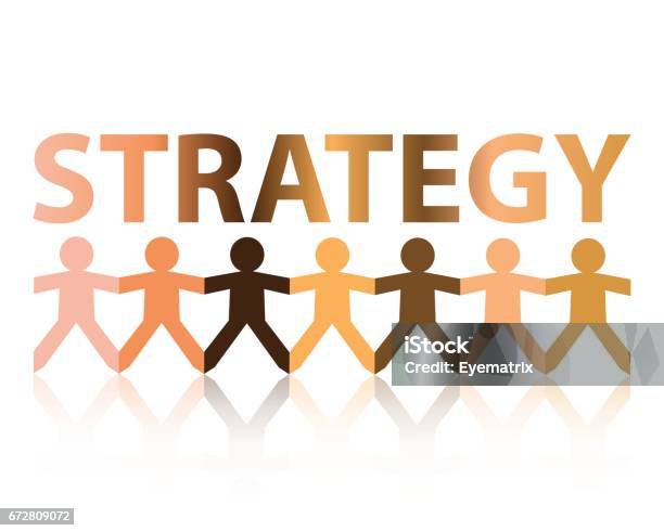 Strategy Paper Image Strategy Paper People Stock Illustration - Download Image Now ...