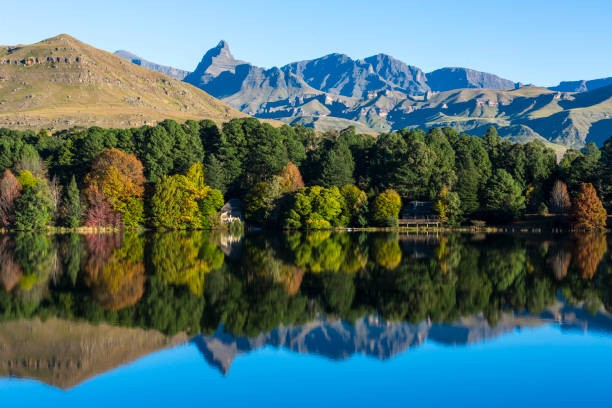 istock Reflection of autumn colours 672828184