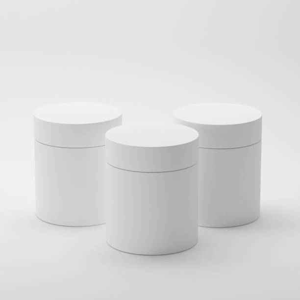 istock Blank cosmetic package container for cream, medicine or gel on isolated white background 672828442