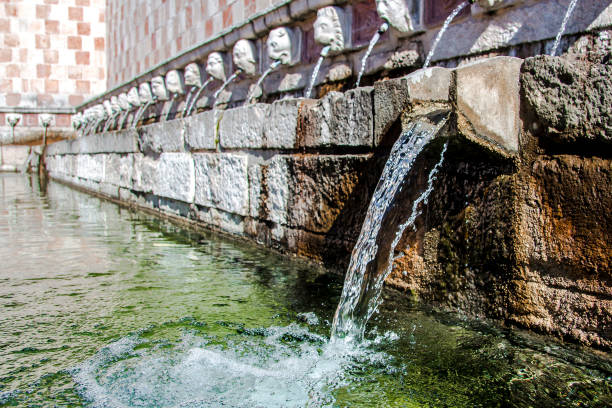 istock Fountain of the 99 Spouts, L'Aquila 672837466