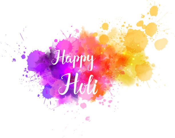 istock Colorful Holi festival background 672837860
