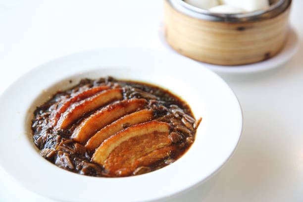 istock Boiled belly pork Chinese food style 672852066