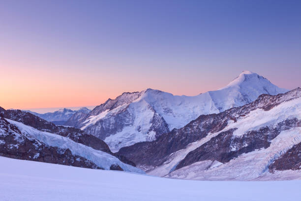 istock Dawn at Jungfraujoch in Switzerland 672861818