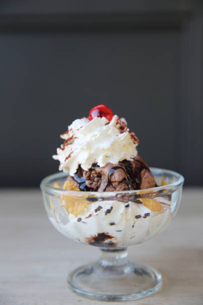istock chocolate icecream on wood background 672862198