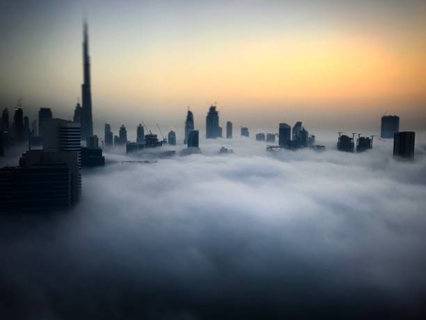 istock A city above the clouds! 672871788