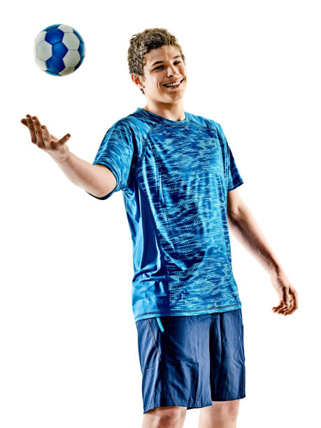 istock handball player teenager boy isolated 672884746