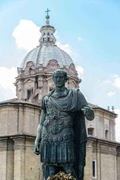 istock julius caesar statue in Rome, Italy 672890182