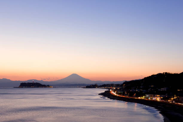 istock Mt. Fuji and Enoshima 672893416