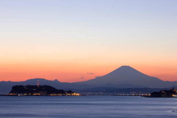 istock Mt. Fuji and Enoshima 672893430