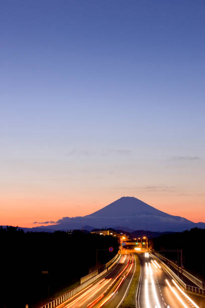 istock Mt. Fuji and the road 672897778