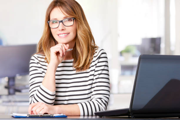 istock Confident businesswoman 672901006
