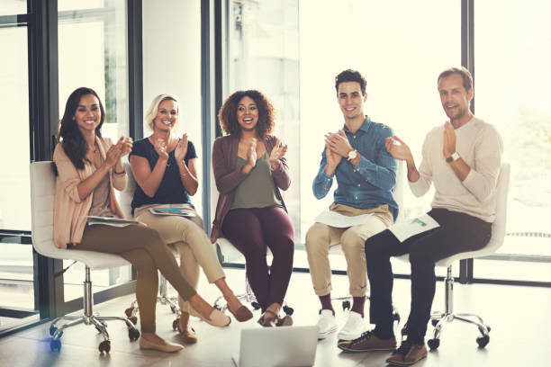 istock Celebrating the merits of their hard work 672905070