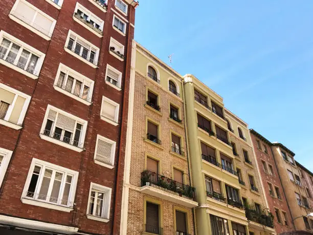 Some blocks of apartments in Spain.