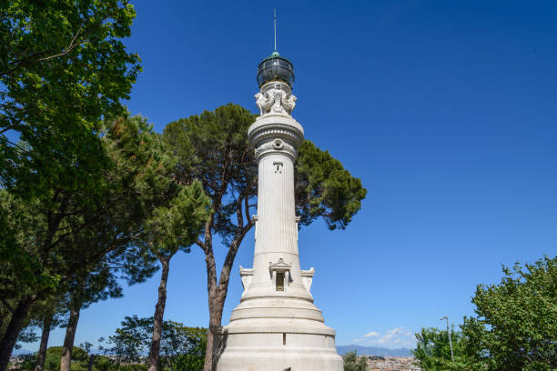 istock gianicolo lighthouse in Rome, Italy 672909726